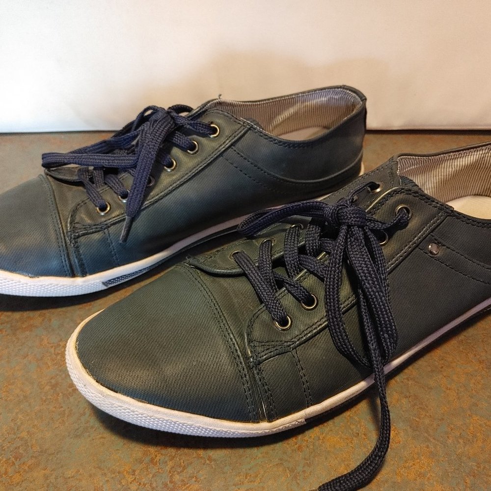 Franco Vanucci Mens Size 9 Blue Brown Leather